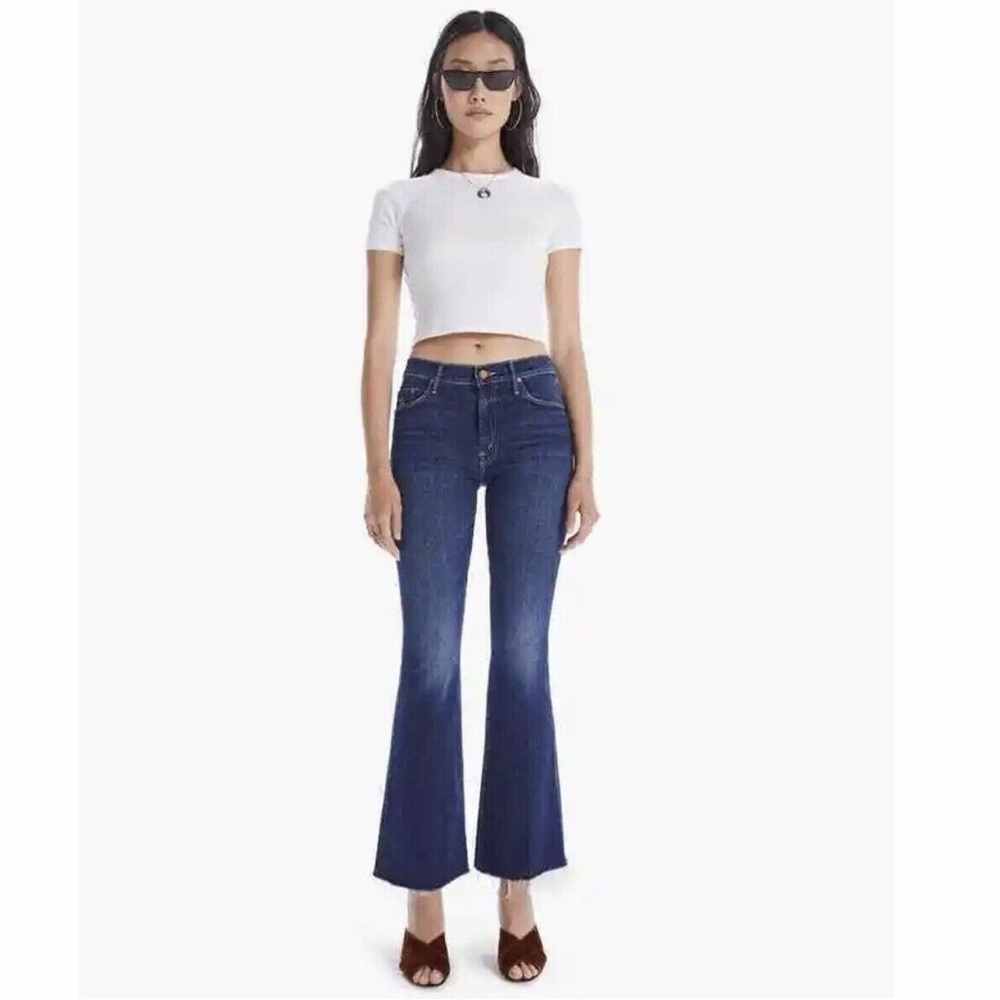 Mother The Weekender Fray in Team Up Jeans Size 32